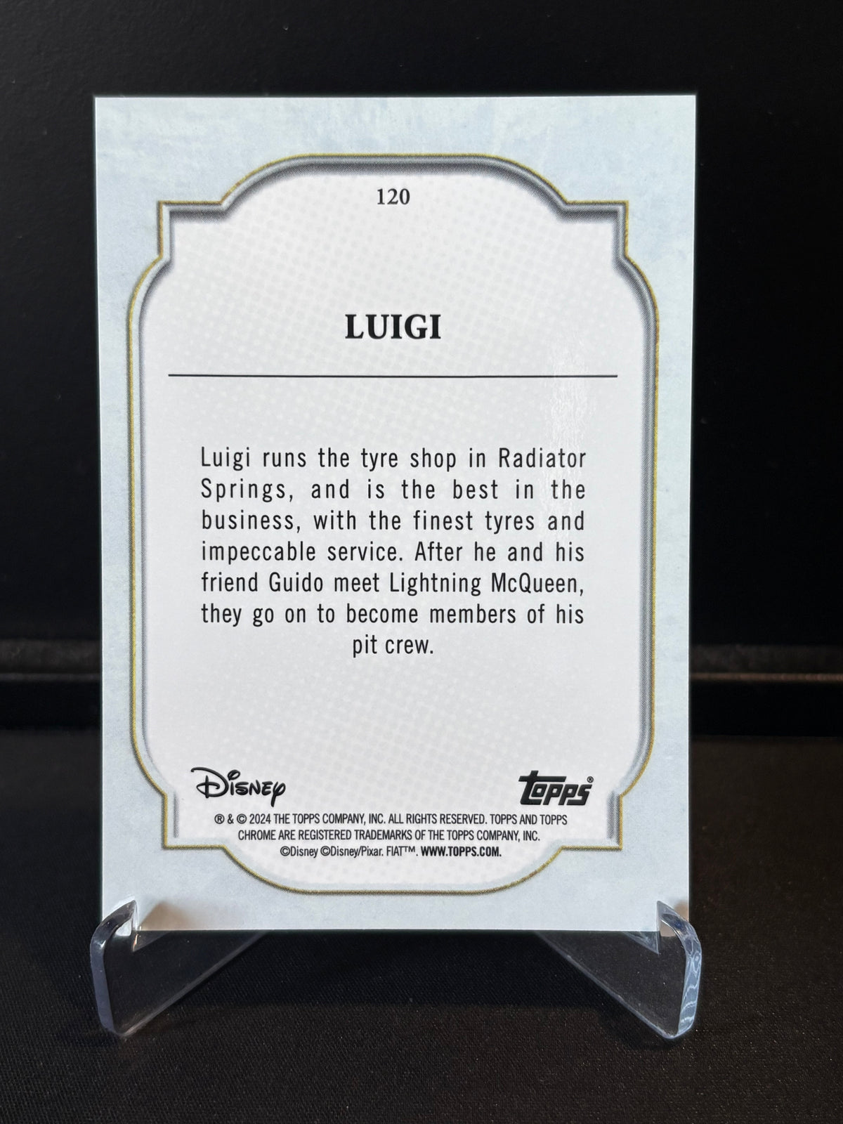 Topps Chrome Disney 2024 – Luigi #120 | Carte Base