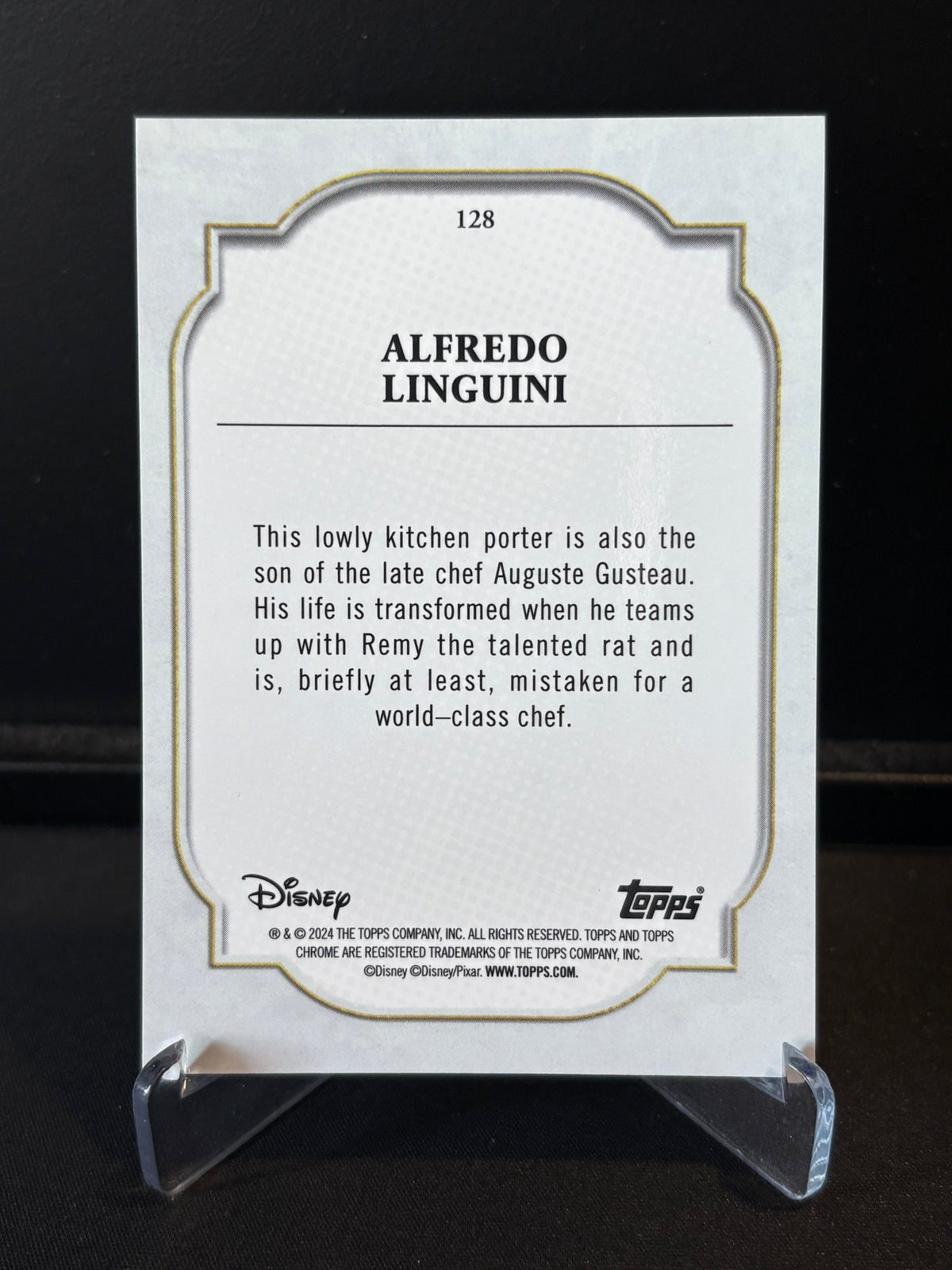 Topps Chrome Disney 2024 – Alfredo Linguini #128 | Carte Base