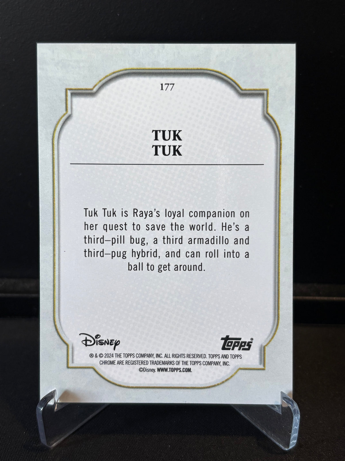Topps Chrome Disney 2024 – Tuk Tuk #177 | Carte Base
