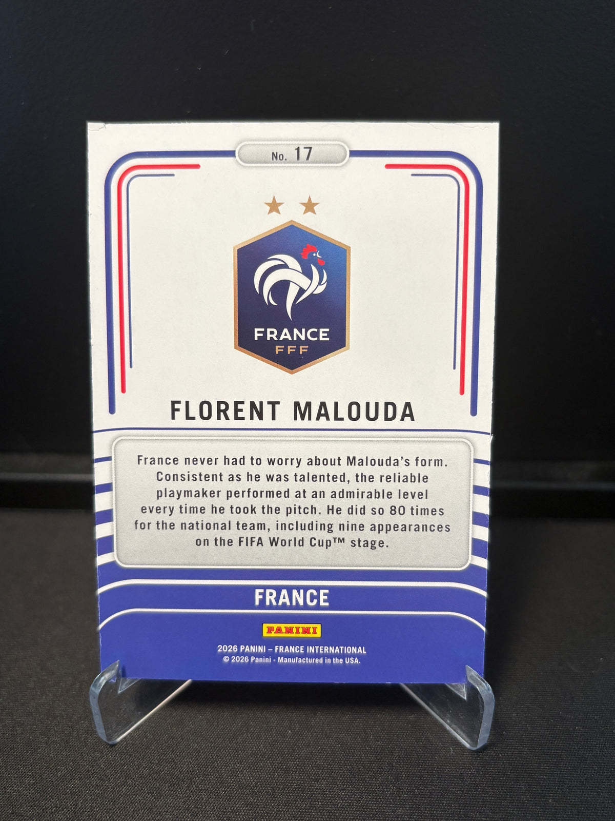 Panini France International 2026 – Florent Malouda | Limitless Base