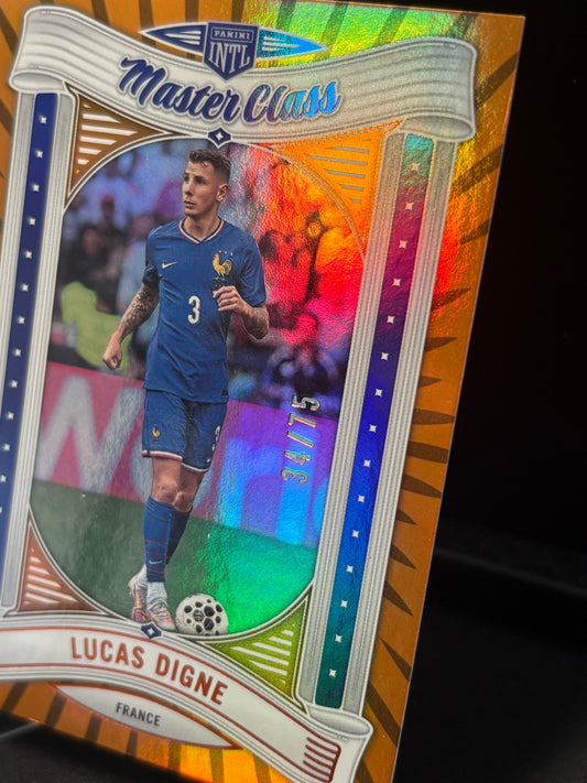 Panini France International 2026 – Lucas Digne | Master Class Orange /75