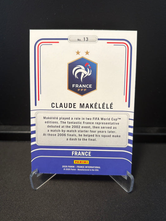 Panini France International 2026 – Claude Makélélé #13 | Insert Limitless Holo