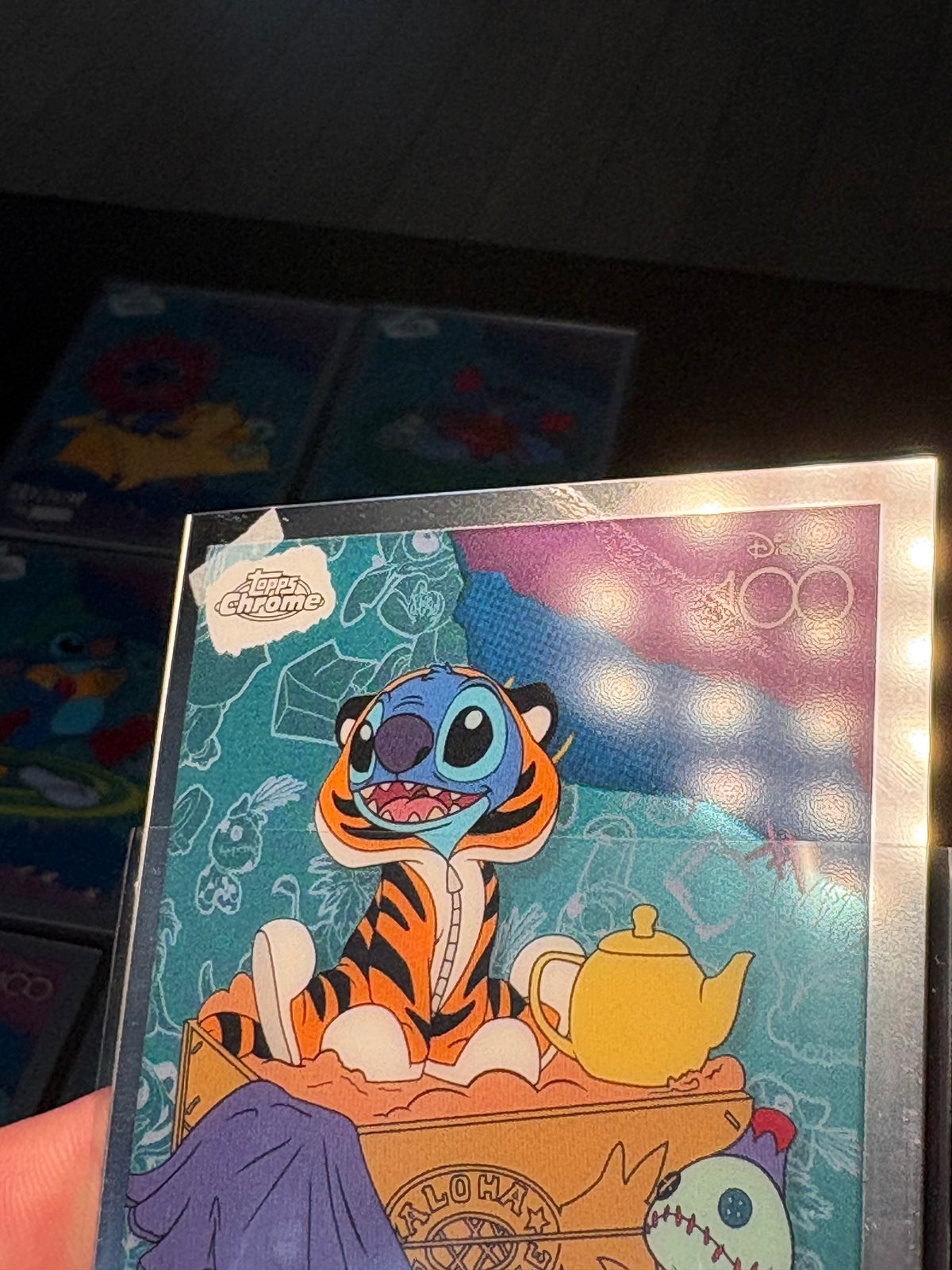 Topps Chrome Disney 100 2023 – Stitch in Costume | Set complet 9 cartes (voir description)