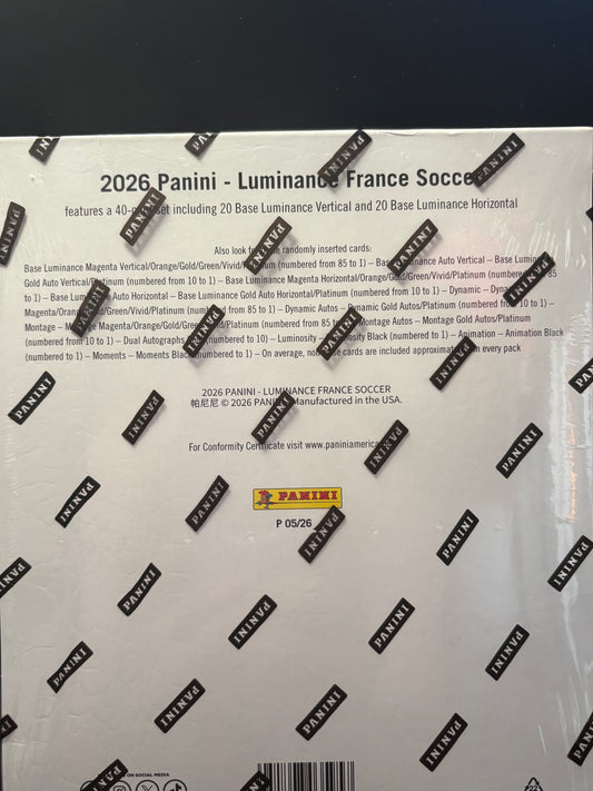 Panini Luminance France Soccer 2026 – Hobby Box | Scellée