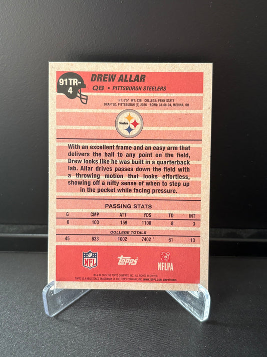 Topps Flagship NFL 2026 – Drew Allar RC | 35th Anniversary