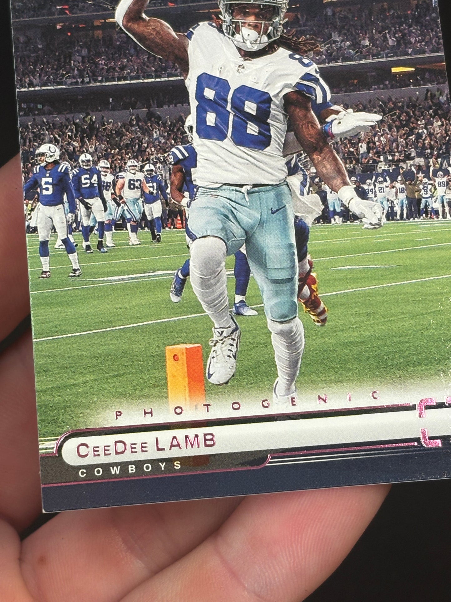 CeeDee Lamb Dallas Cowboys Chronicles Photogenic 2022 "Pink Parallèle"