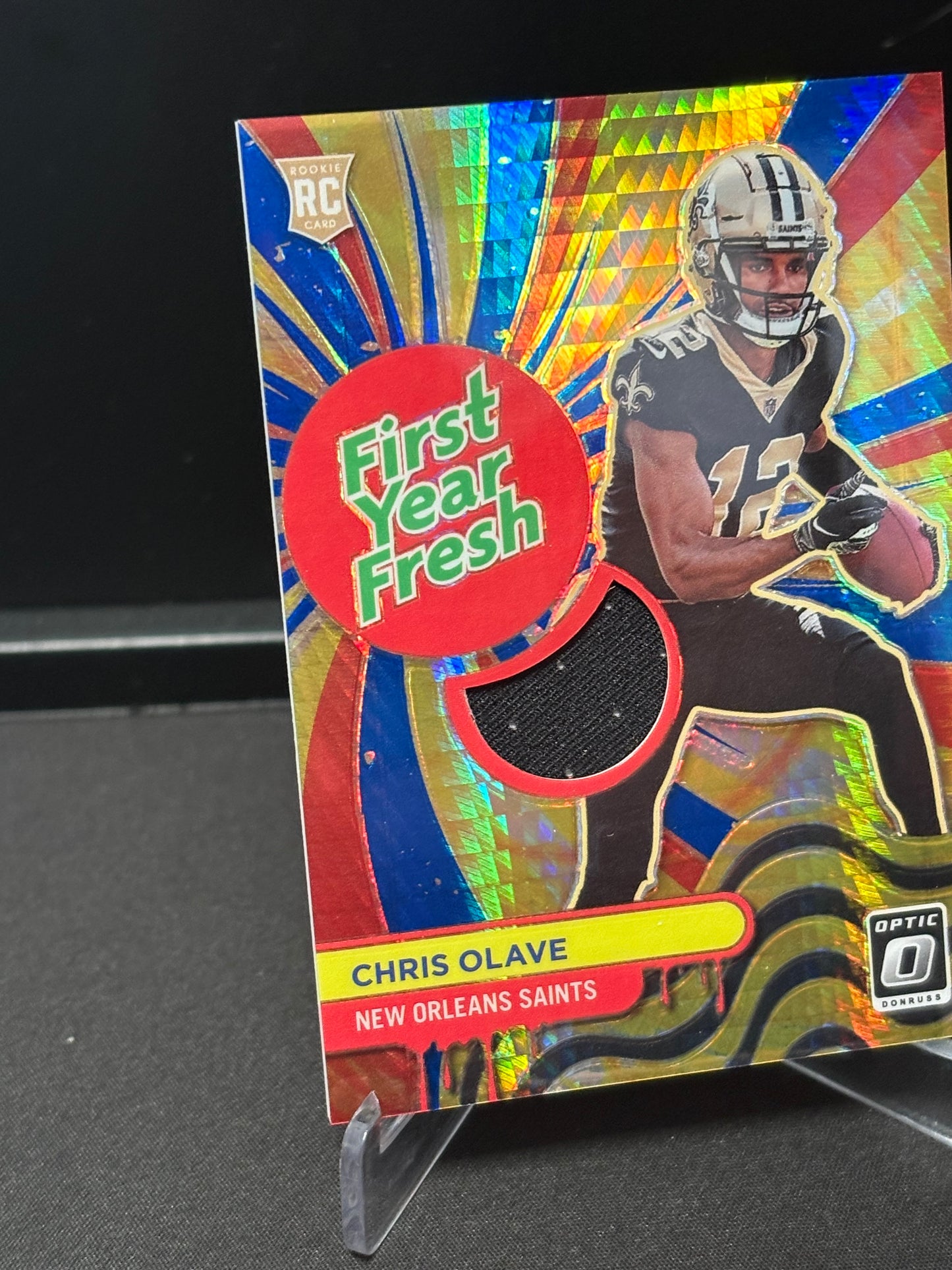Chris Olave RC Panini Donruss Optic 2022 "First Year Fresh" New Orléans Saints