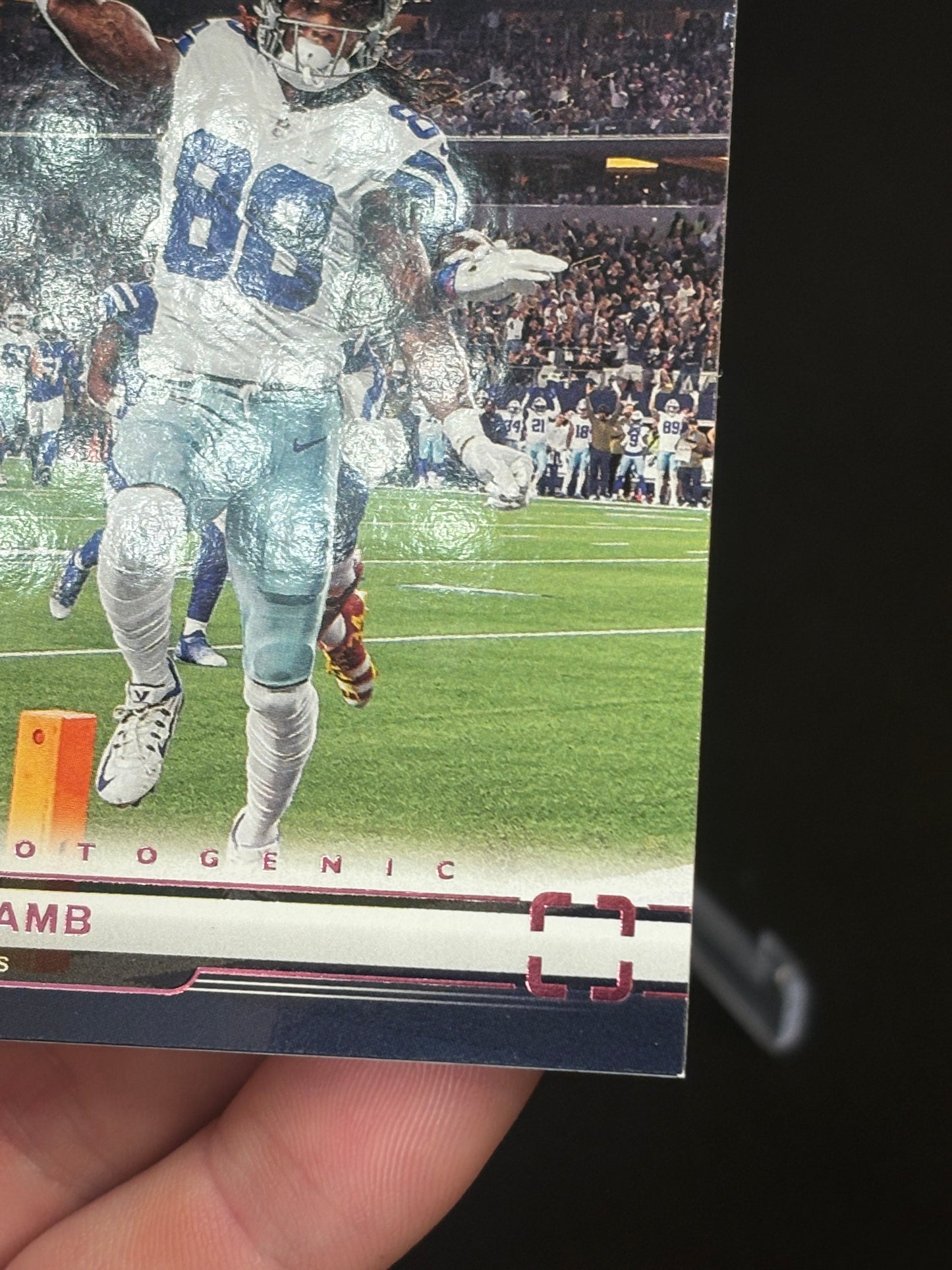 CeeDee Lamb Dallas Cowboys Chronicles Photogenic 2022 "Pink Parallèle"