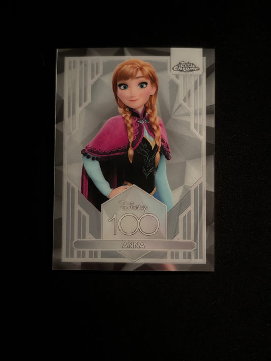 Topps Chrome Disney 100 2023 – Anna #9 | Carte Base