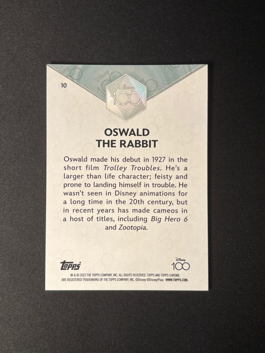 Topps Chrome Disney 100 2023 – Oswald the Rabbit #10 | Carte Base