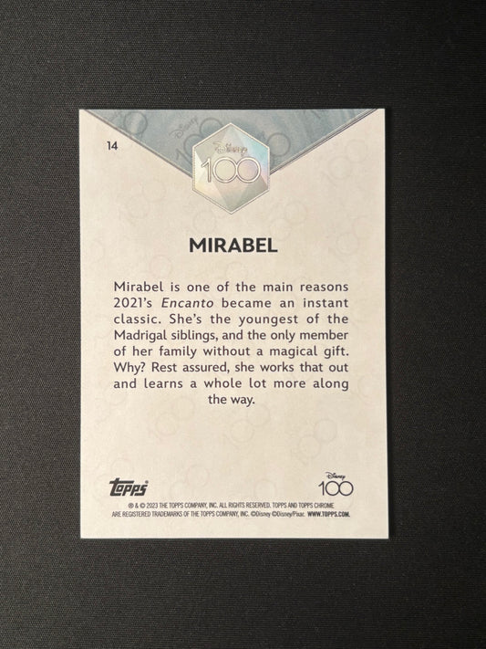 Topps Chrome Disney 100 2023 – Mirabel #14 | Carte Base