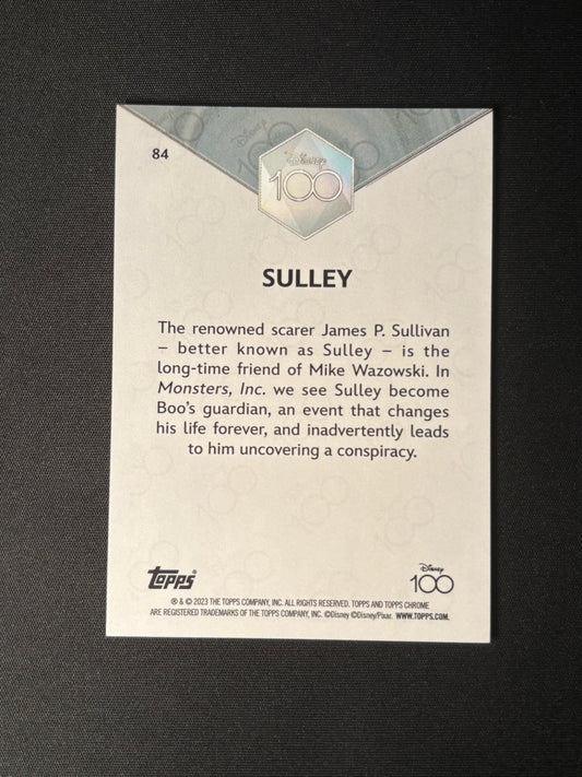 Topps Chrome Disney 100 2023 – Sulley #84 | Carte Base