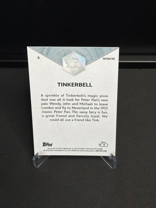Topps Chrome Disney 100 "Refractor" TinkerBell #8