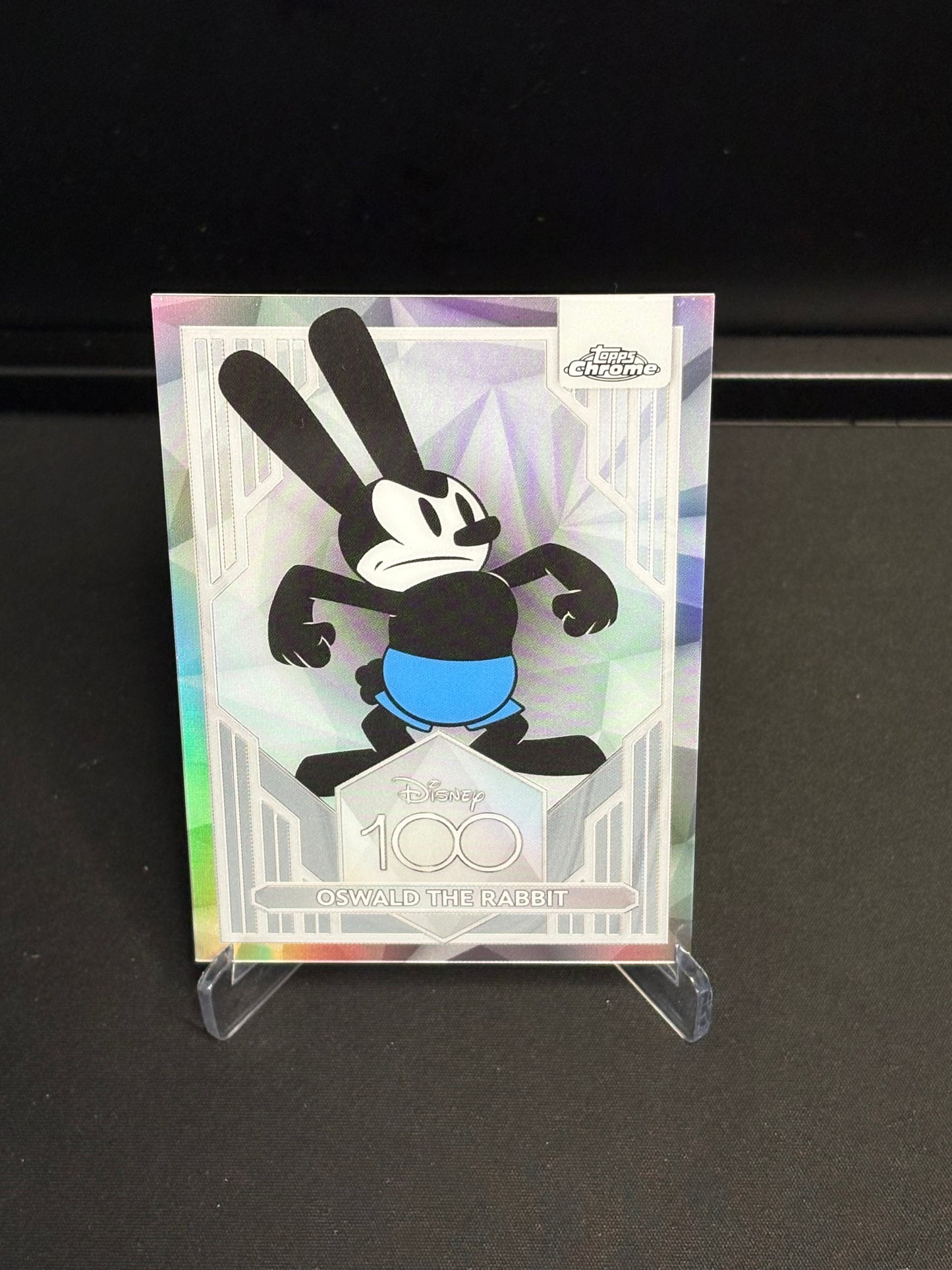 Topps Chrome Disney 100 "Refractor" Oswald The Rabbit #10
