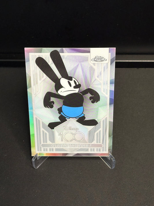 Topps Chrome Disney 100 "Refractor" Oswald The Rabbit #10