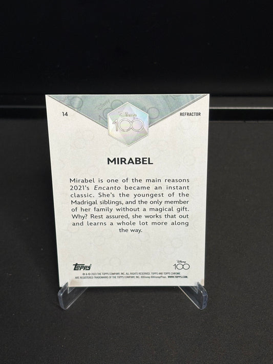 Topps Chrome Disney 100 "Refractor" Mirabel #14
