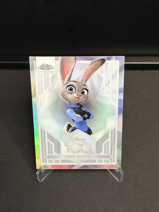 Topps Chrome Disney 100 "Refractor" Judy Hopps #17