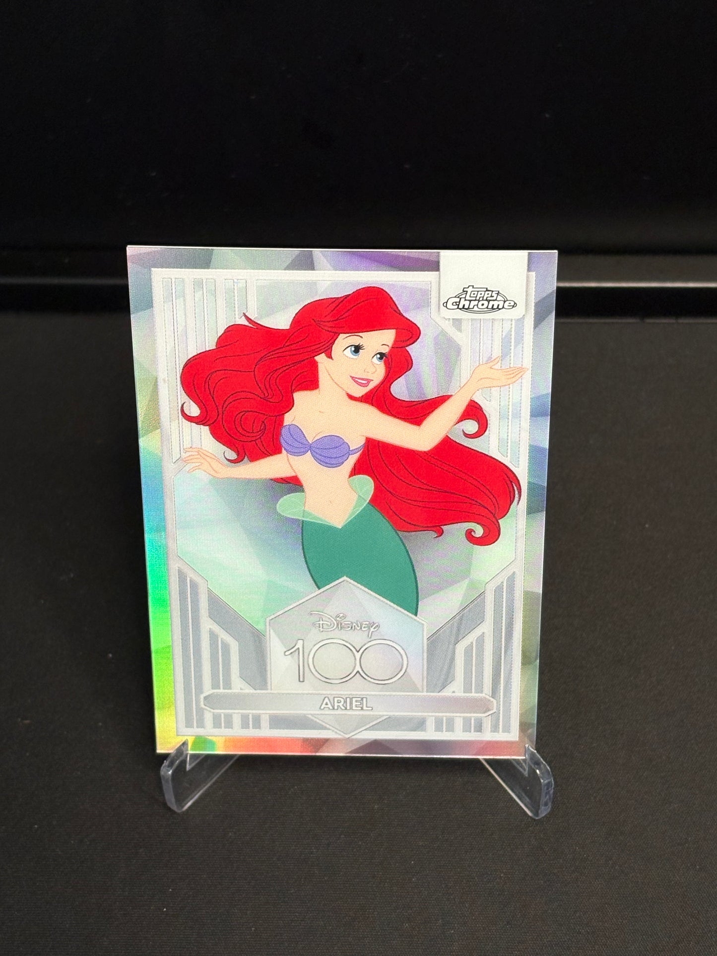Topps Chrome Disney 100 "Refractor" Ariel #19