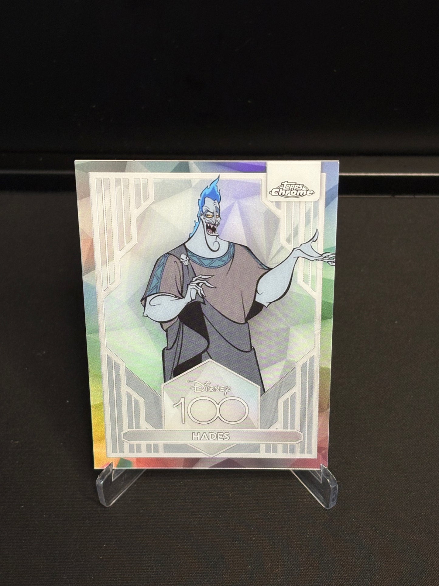 Topps Chrome Disney 100 "Refractor" Hades #22