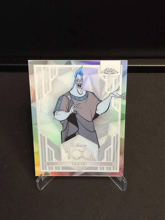 Topps Chrome Disney 100 "Refractor" Hades #22