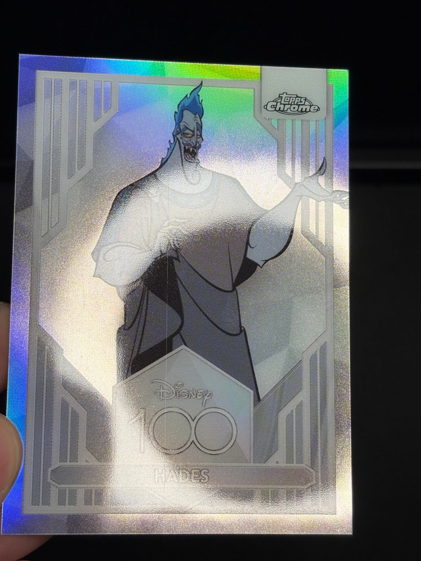 Topps Chrome Disney 100 "Refractor" Hades #22
