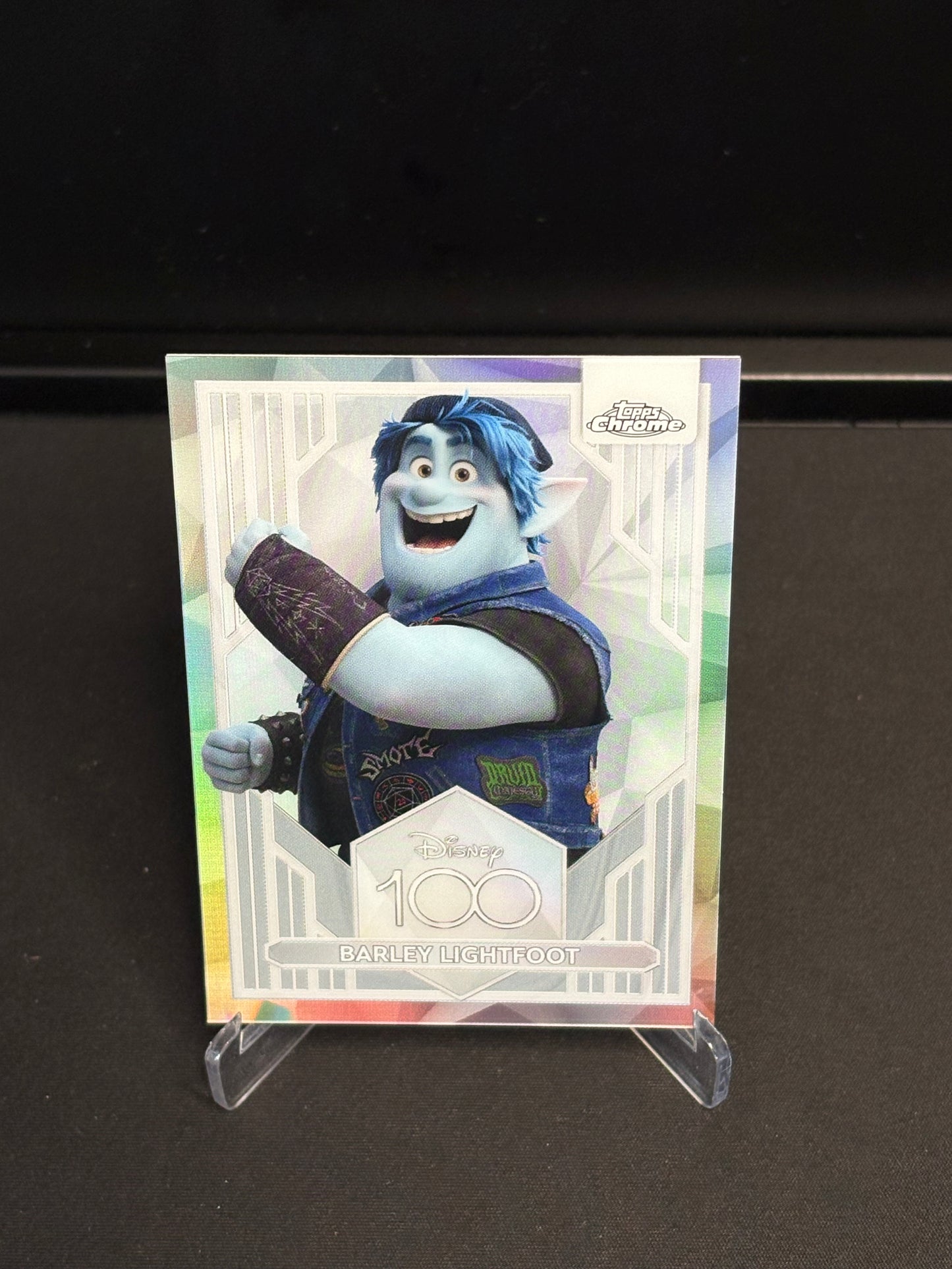 Topps Chrome Disney 100 "Refractor" Barley Lightfoot #24