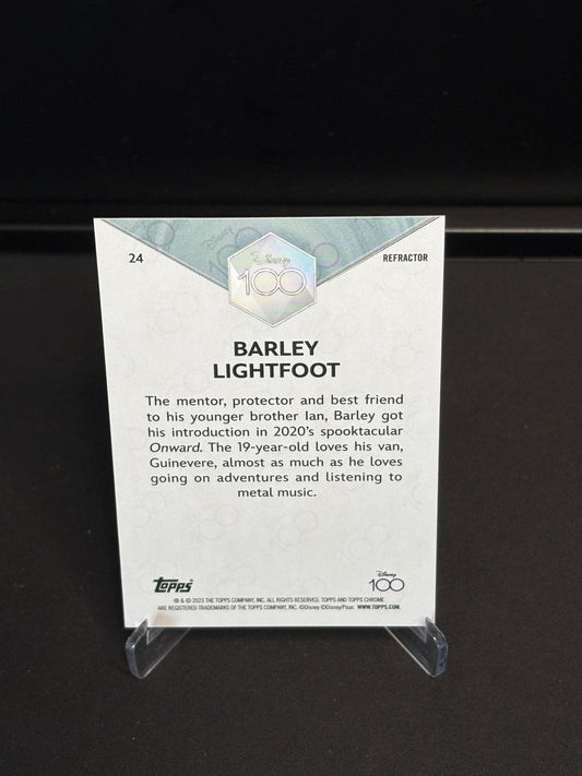 Topps Chrome Disney 100 "Refractor" Barley Lightfoot #24