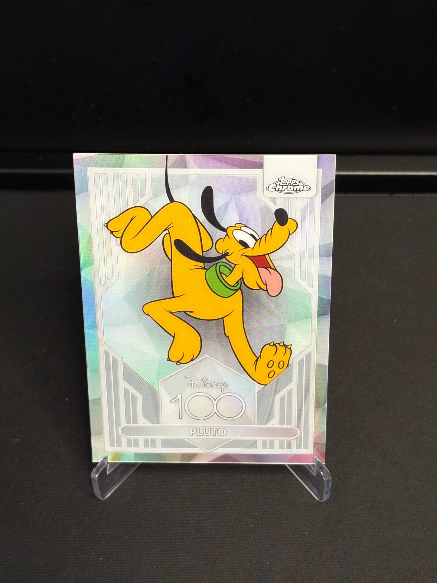 Topps Chrome Disney 100 "Refractor" Pluto #30