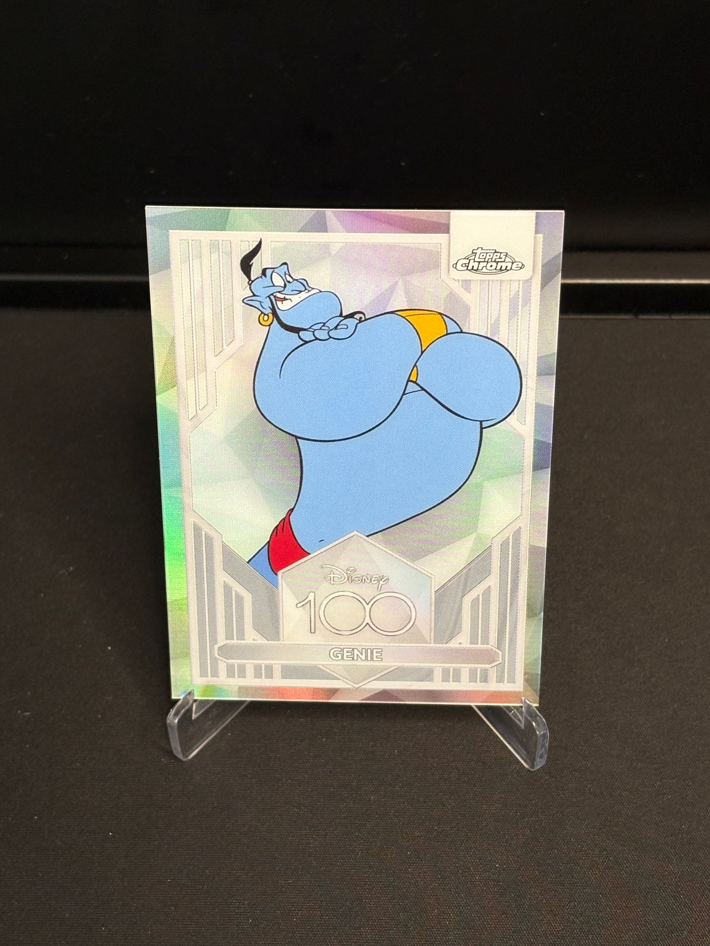 Topps Chrome Disney 100 "Refractor" Genie #34
