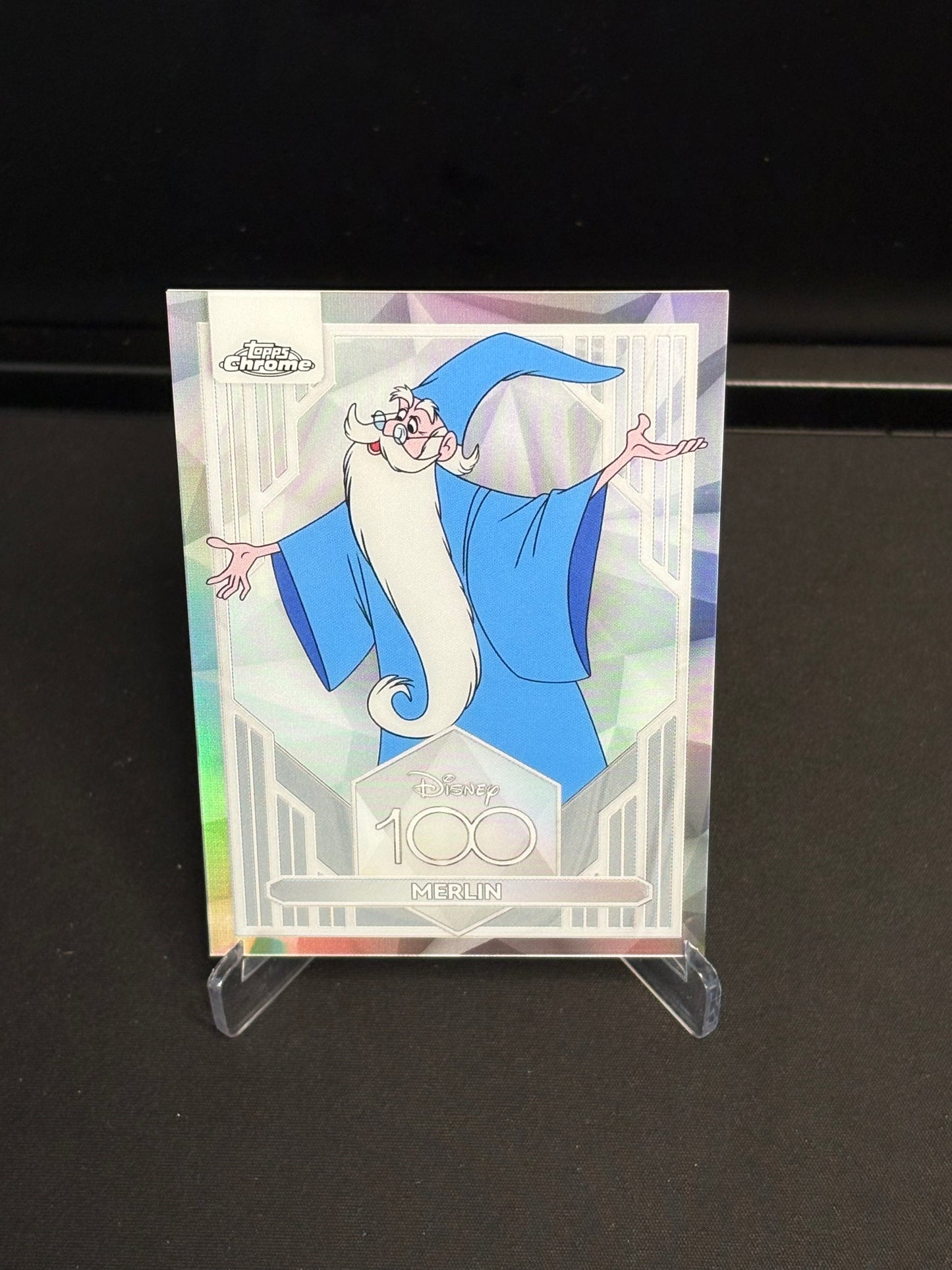 Topps Chrome Disney 100 "Refractor" Merlin #38