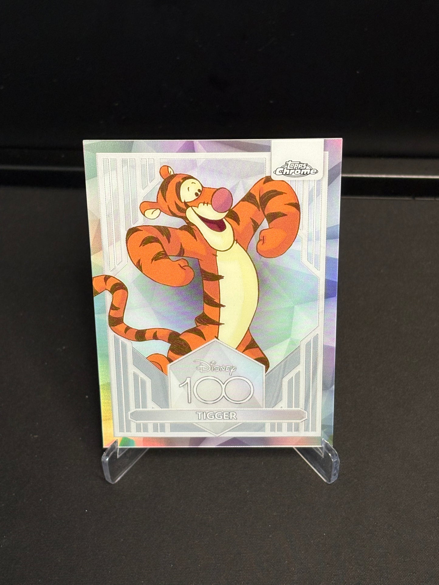 Topps Chrome Disney 100 "Refractor" Tigger #42