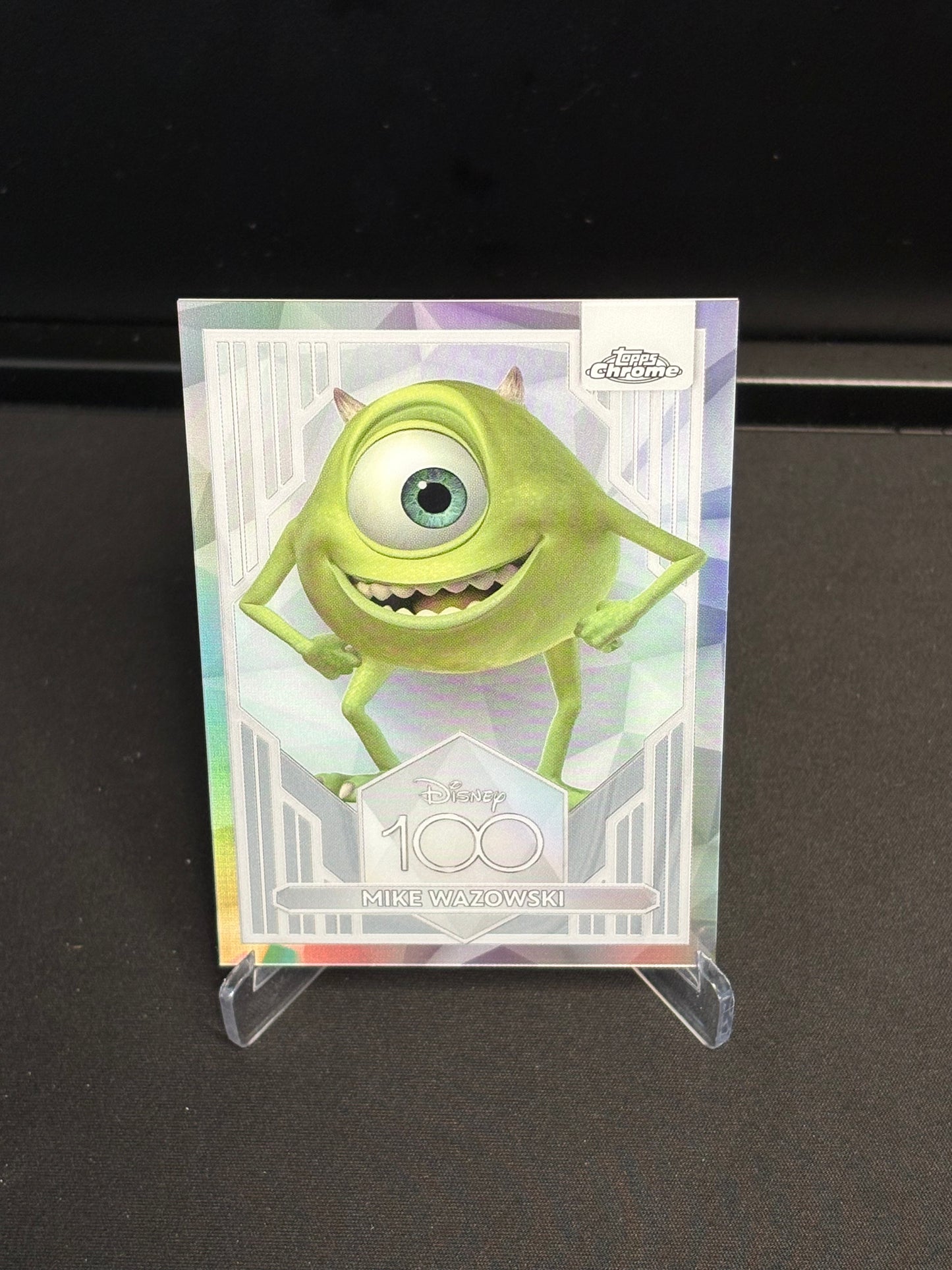 Topps Chrome Disney 100 "Refractor" Mike Wazowski #43