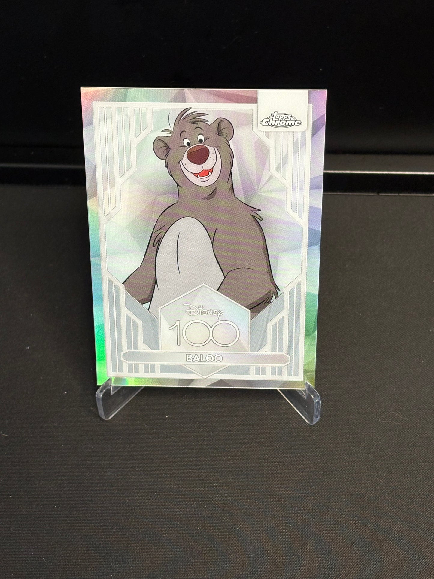Topps Chrome Disney 100 "Refractor" Baloo #49