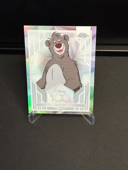 Topps Chrome Disney 100 "Refractor" Baloo #49