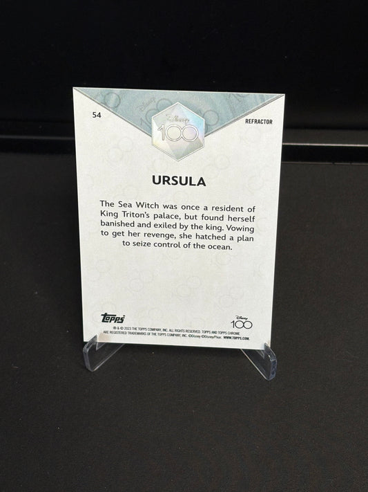 Topps Chrome Disney 100 "Refractor" Ursula #54