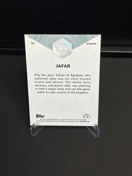 Topps Chrome Disney 100 "Refractor" Jafar #56