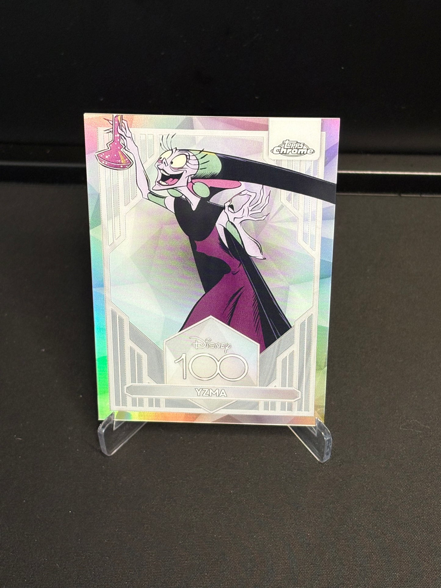 Topps Chrome Disney 100 "Refractor" Yzma #58