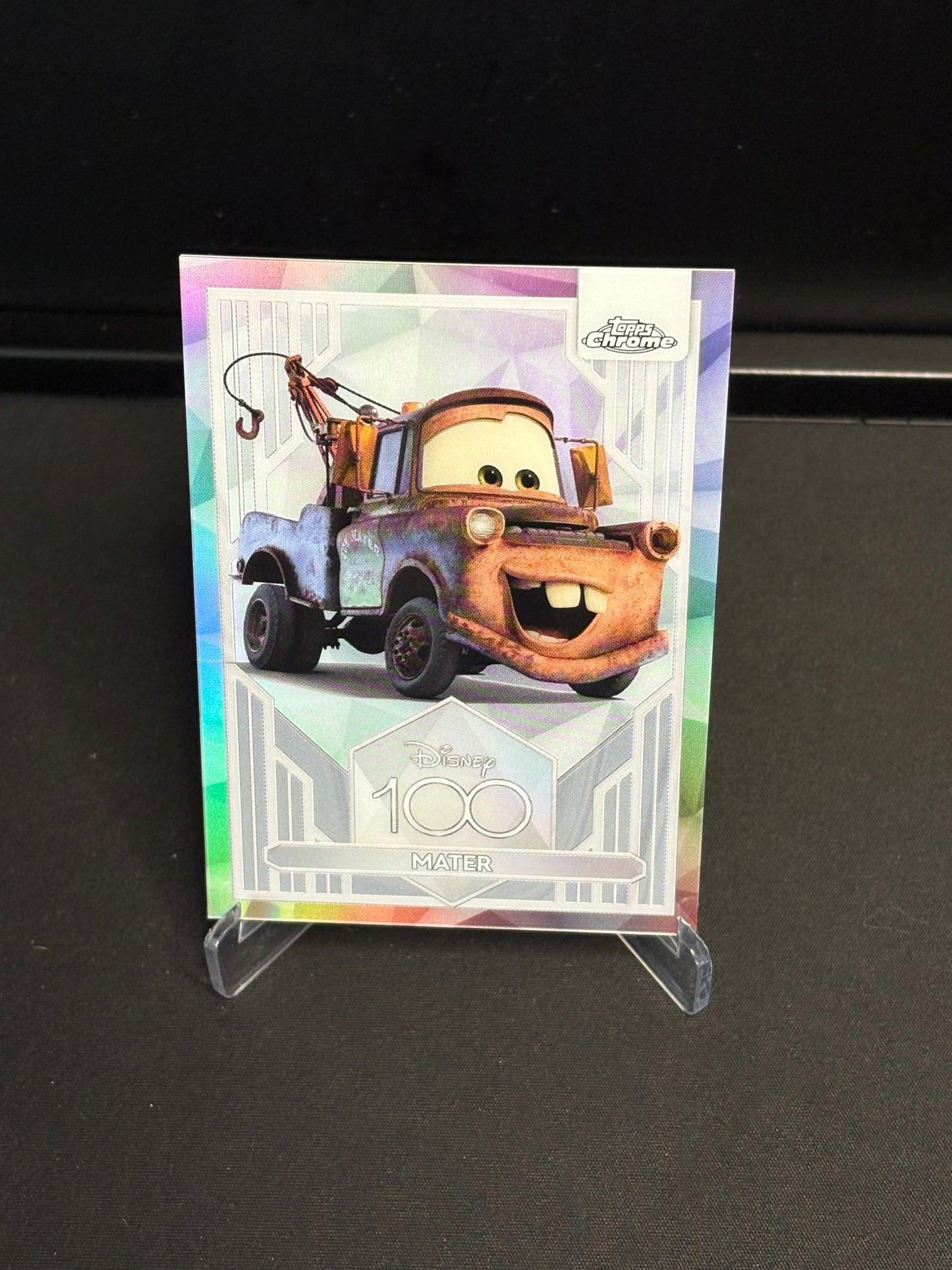 Topps Chrome Disney 100 "Refractor" Mater #60