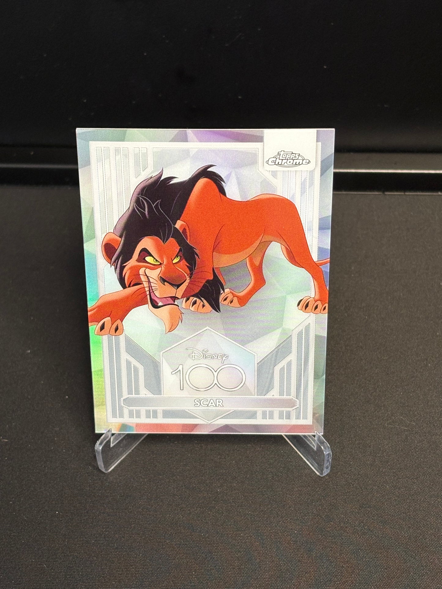 Topps Chrome Disney 100 "Refractor" Scar #62