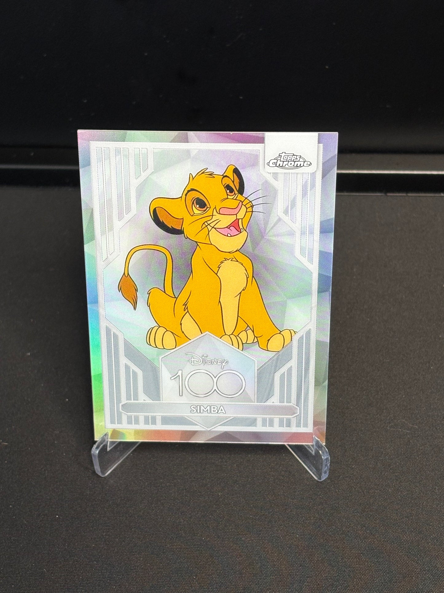 Topps Chrome Disney 100 "Refractor" Simba #65