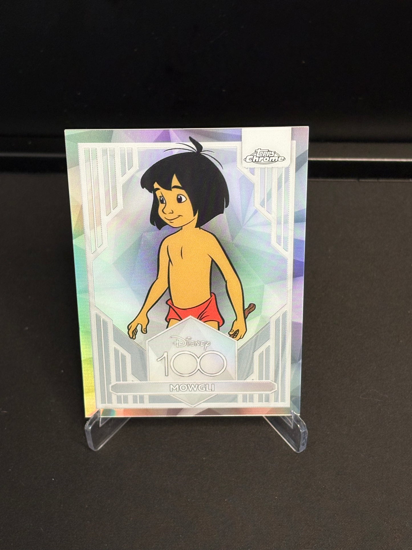 Topps Chrome Disney 100 "Refractor" Mowgli #68