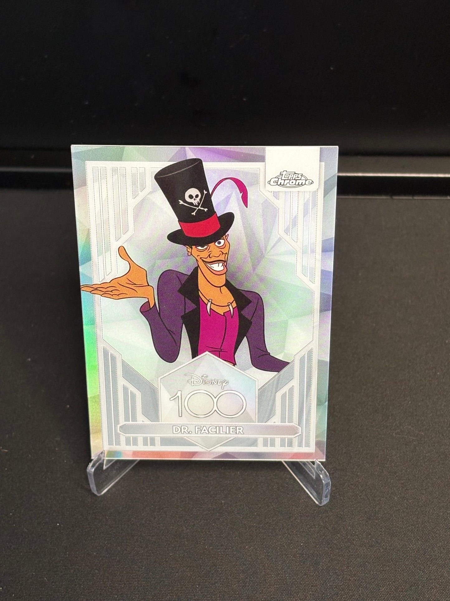 Topps Chrome Disney 100 "Refractor" Dr.Facilier #70