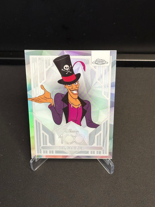 Topps Chrome Disney 100 "Refractor" Dr.Facilier #70