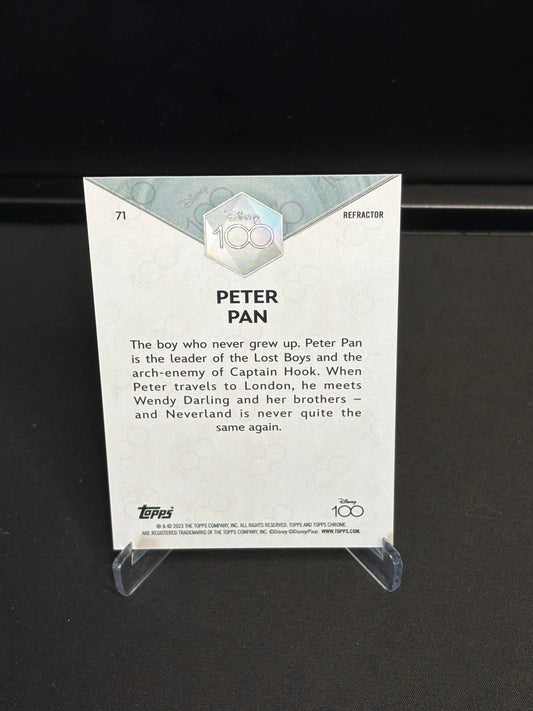 Topps Chrome Disney 100 "Refractor" Peter Pan #71