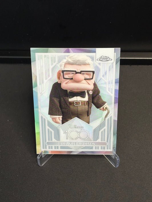 Topps Chrome Disney 100 "Refractor" Carl Fredricksen #75