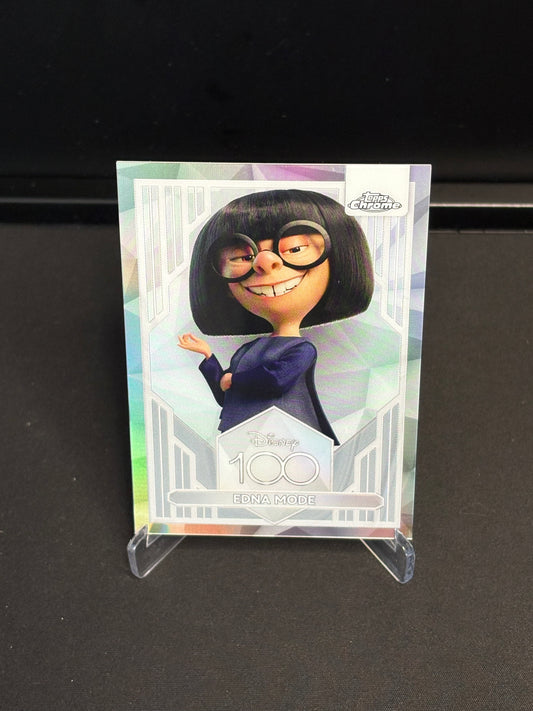 Topps Chrome Disney 100 "Refractor" Edna Mode #80