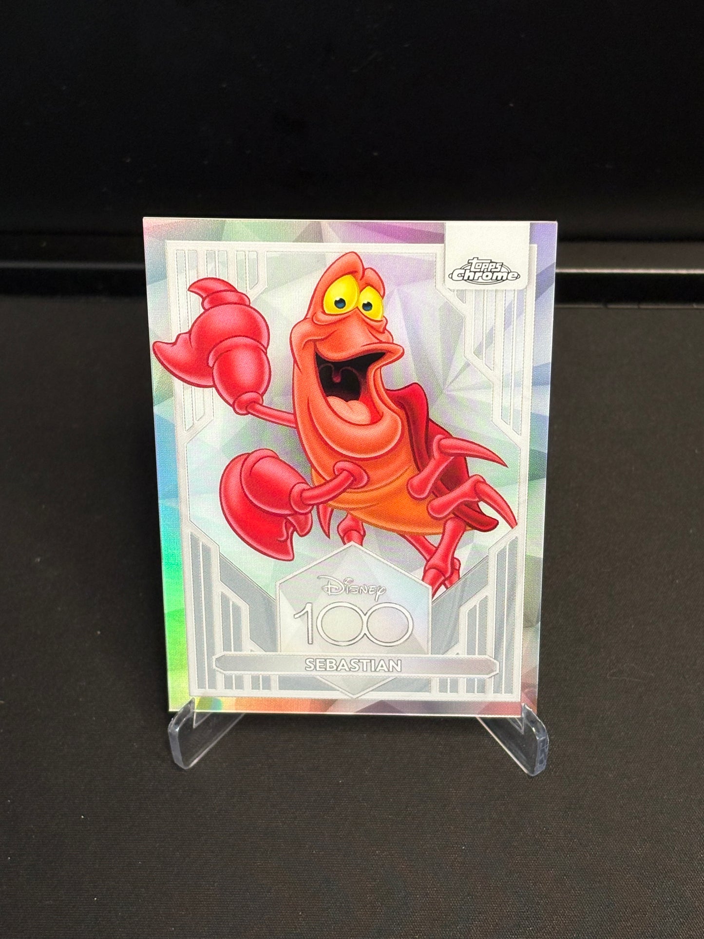 Topps Chrome Disney 100 "Refractor" Sebastian #81