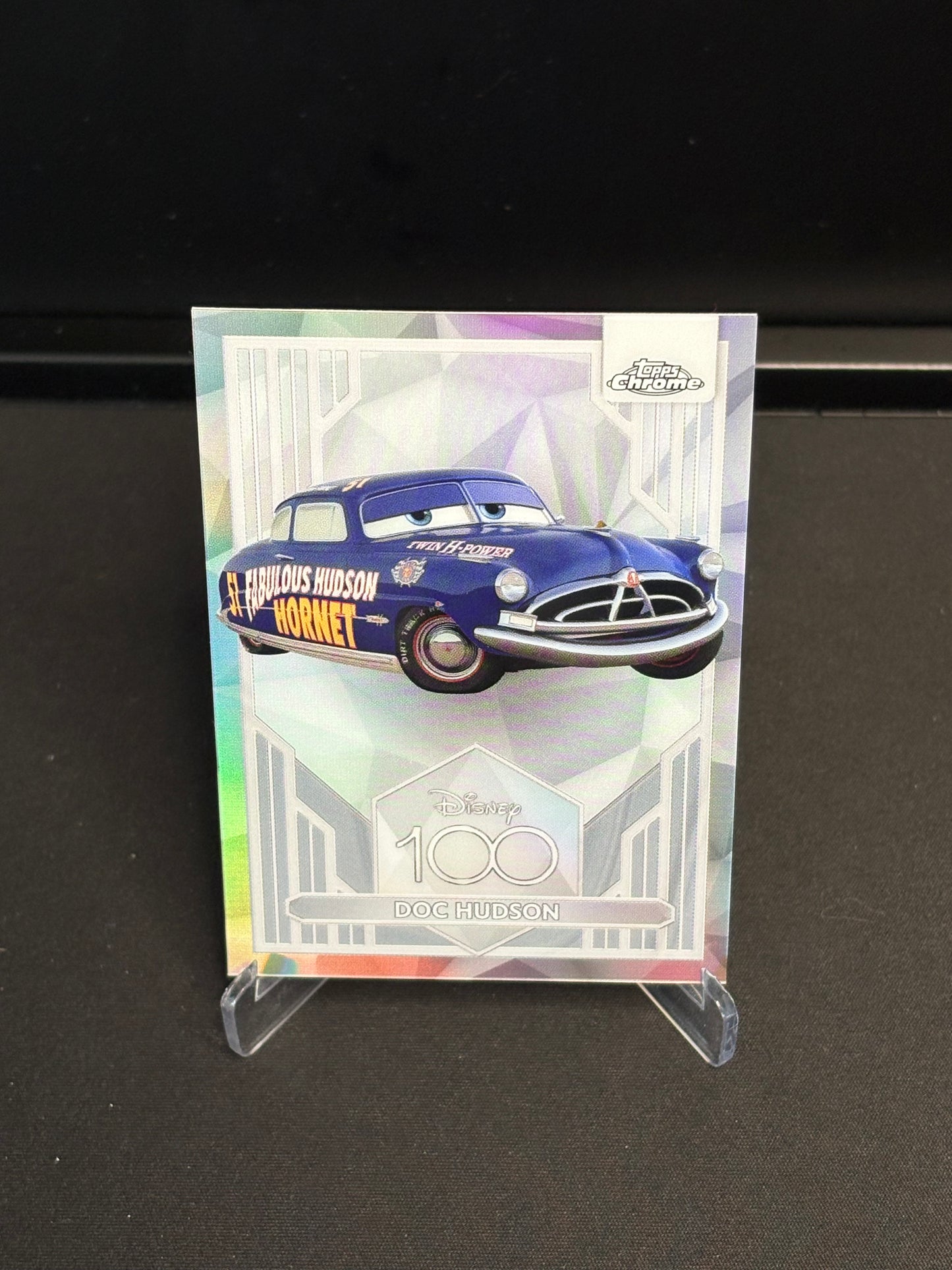 Topps Chrome Disney 100 "Refractor" Doc Hudson #85
