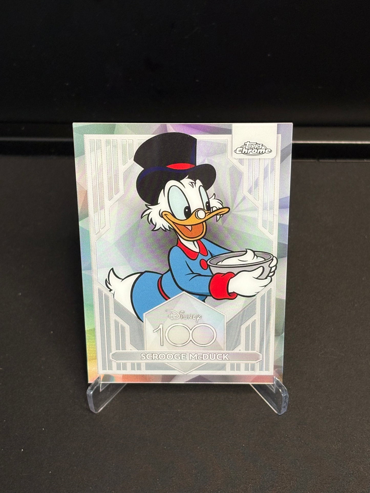 Topps Chrome Disney 100 "Refractor" Scrooge McDuck #87