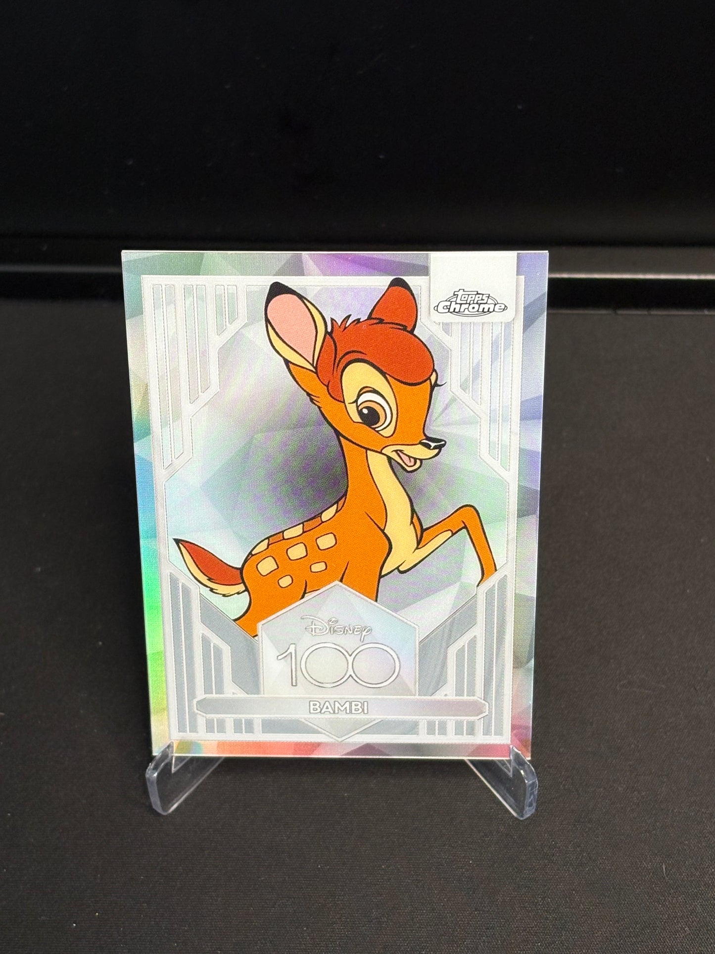 Topps Chrome Disney 100 "Refractor" Bambi #94